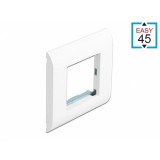 Carcasa pentru modul Easy 45 Alb 80 x 80 mm, Delock 81300