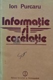 Informatie si corelatie - 1988 - Ion Purcaru (T241)