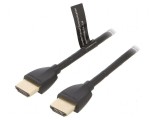 Cablu HDMI 2.0 0,5m negru PVC