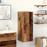vidaXL Dulap pe perete, lemn vechi, 34,5x34x90 cm, lemn prelucrat
