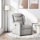 Scaun Masaj Gri Nor Gossi, Inclinare 135&deg;, 6 Puncte Vibratii, Cadru Metalic, Textil Poliester, 78x95x100cm, Confortabil &amp; Durabil