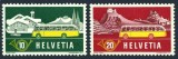 Elvetia 1953 - Autobuz, transport, Alpine Post, serie neuzata