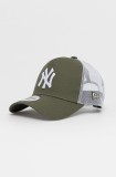New Era șapcă culoarea verde, cu imprimeu 12523894-GREENMED