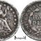 1853, &frac12; dime ( Seated Liberty Half Dime - arrows at date ) SUA