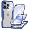 Husa 360&Atilde;&sbquo;&Acirc;&deg; iPhone 16 Pro Max Techsuit ColorVerse, albastru