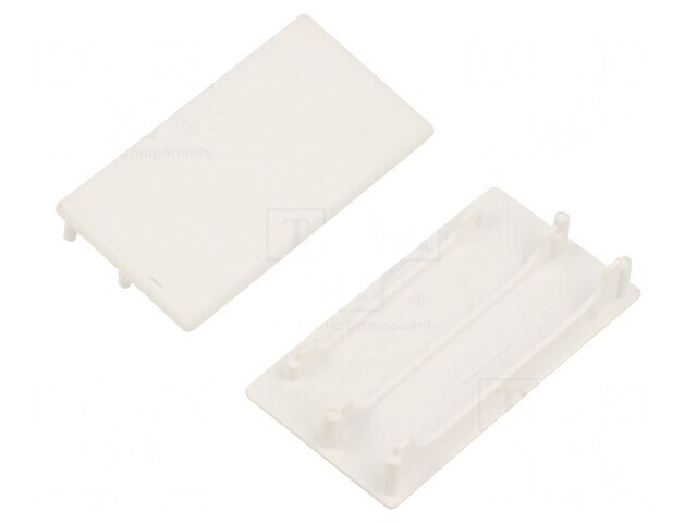 Obturator Alb pentru Profile LED 2 Bucati ABS LOWI