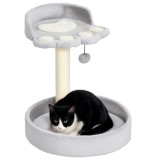 PawHut Copac de Zgariat pentru Pisici de 5kg, 41x41x44 cm, Gri | Aosom Romania