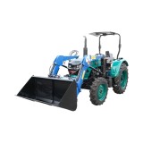 Tractor 60CP 4x4 cu semicabina,incarcator frontal hidraulic,cupa 1400mm KONIG 604