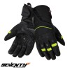 Manusi barbati pentru scuter - motocicleta Touring iarna Seventy model SD-T7 Gobi negru/galben fluor Negru/galben fluor L (9 cm)