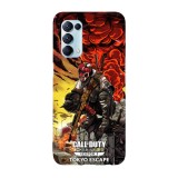 Husa compatibila cu Oppo A74 5G, Viceversa, model Tokyo Escape Call of Duty, Silicon, TPU, Transparent, Carcasa