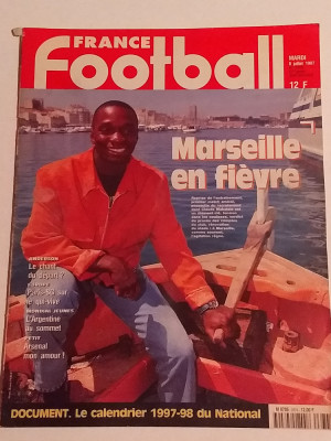 Revista fotbal - &amp;quot;FRANCE FOOTBALL&amp;quot; (08.07.1997) foto
