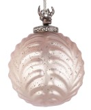 Cumpara ieftin Set 12 globuri brad Craciun sticla rose gold Decorum &Oslash;10x13h