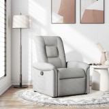 Gossi scaun extensibil din stofa gri nor