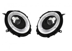 Far Mini One/Cooper (R56/57/58/59), 07.2007-, model: Cooper, One, tuning, montare stanga+dreapta, cu indicator led; cu lumina de parcare LED; H9+LED;