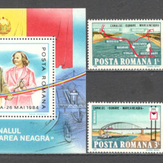 Romania.1985 Canalul Dunare-Marea Neagra ZR.756
