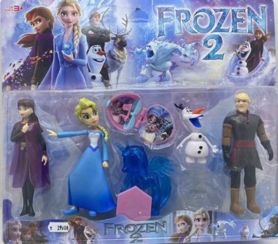 Set figurine Frozen 2 cu unicorn transparent foto