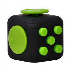Jucarie antistres, Fidget Cube, 3 cm, verde foto