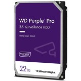 Hard disk WD Purple Pro 22TB SATA-III 7200RPM 512MB, Western Digital