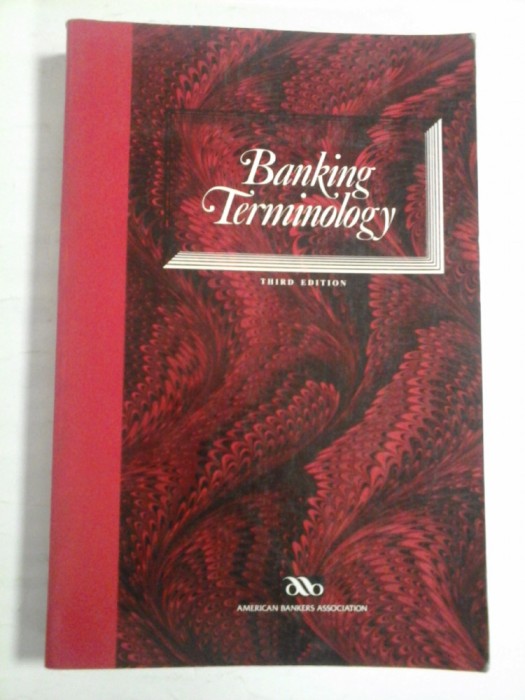 BANKING TERMINOLOGY