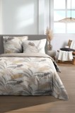 Lenjerie Numa Pat Dublu, 3 Piese, Cearsaf Pilota 240X220 Cm, 2 Fete De Perna 63&times;63 Cm, Culoare Natural, 100% Bumbac Oeko Tex