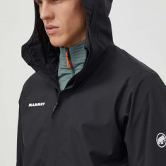 Mammut geaca de ploaie Alto barbati, culoarea negru