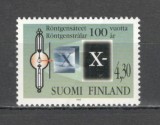 Finlanda.1995 100 ani descoperirea razelor Rontgen-fizician DF.173, Nestampilat