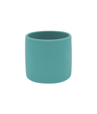 Pahar minikoioi, 100% premium silicone, mini cup &amp;ndash; aqua green foto