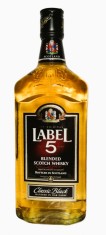 whisky, LABEL 5 YO, IMP. ITALY, cl 70 GR 40 ANII 2010/20