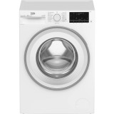 Masina de spalat rufe Beko B3WFU58415W, 8 kg, 1400 RPM, Recycled Tub, Homewiz, Clasa A, Motor Inverter, AddXtra, Hygiene+ cu SteamCure, AutoClean Dete