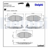 Set placute frana disc Toyota Hilux VI Pick-Up, Hilux VII Pick-Up Motor 2.5 D-4D, 2.5 D-4D, 2.5 D-4D, 2.5 D-4D, 2.5 D-4D, OE 044650K130