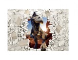 Sticker decorativ cu Dinozauri, 85 cm, 232STK, animale si pasari