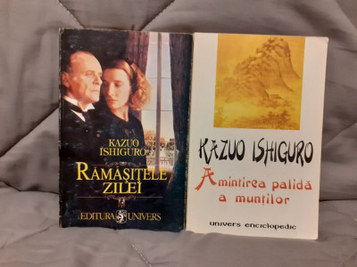 RAMASITELE ZILEI/AMINTIREA PALIDA A MUNTILOR-KAZUO ISHIGURO (2 VOL) foto