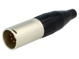 Mufă XLR Tată 7 Pin Dreptă pe Cablu