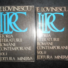 Eugen Lovinescu - Istoria literaturii romane contemporane 2 volume