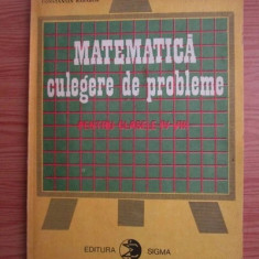 Constantin Carbunaru - Matematica. Culegere de probleme pentru clasele IV-VIII