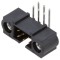 Conector PCB-cablu 2mm 6 pini, 90&deg;