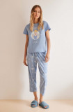 Women&#039;secret pijamale de bumbac SPRING TALES bumbac, 3137638