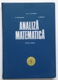 ANALIZA MATEMATICA , VOL. II de M. NICOLESCU , N. DINCULEANU , S. MARCUS , 1971 *LIPSA PAGINA DE TITLU , *MINIMA UZURA