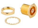 Conector SMB soclu tată drept 50&Omega; PTFE aurit