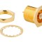 Conector SMB soclu tată drept 50&Omega; PTFE aurit