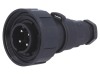 Conector Circular Tată BULGIN 4 Pini IP68 Standard Buccaneer, Montare Cablu, Poliamida