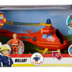 POMPIERUL SAM ELICOPERUL WALLABY CU FIGURINA TOM THOMAS SuperHeroes ToysZone