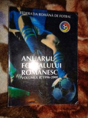 Anuarul fotbalului romanesc volumul 8 , 1996-2000 - Federatia Romana de Fotbal / carte sport ,482pagini
