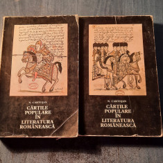 Cartile populare in literatura romana N. Cartojan 2 volume