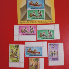 TOGO, SCUTISM - COLIȚĂ + SERIE COMPLETĂ MNH