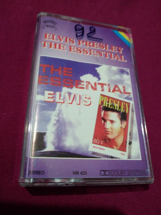 CASETA AUDIO ELVIS PRESLEY-THE ESSENTIAL RARA!! ORIGINALA