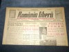ZIAR ROMANIA LIBERA 13 OCTOMBRIE 1945 URSS RESTITUE FLOTA DE RAZBOI