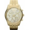 Ceas Barbatesc Michael Kors Lexington MK8281 Cronograf, Aur, Otel Inoxidabil, 45mm, Rezistent la Apa 10 ATM