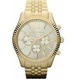 Ceas Barbatesc Michael Kors Lexington MK8281 Cronograf, Aur, Otel Inoxidabil, 45mm, Rezistent la Apa 10 ATM
