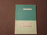 INDUCTIA IN GEOMETRIE I.M IAGLOM--6/4, 1964